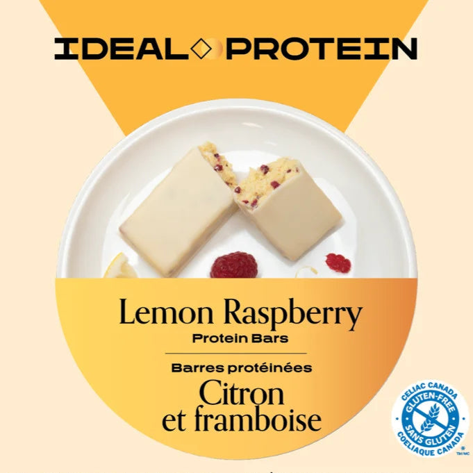 Barre protéinée citron et framboise Ideal Protein | Boîte de 7