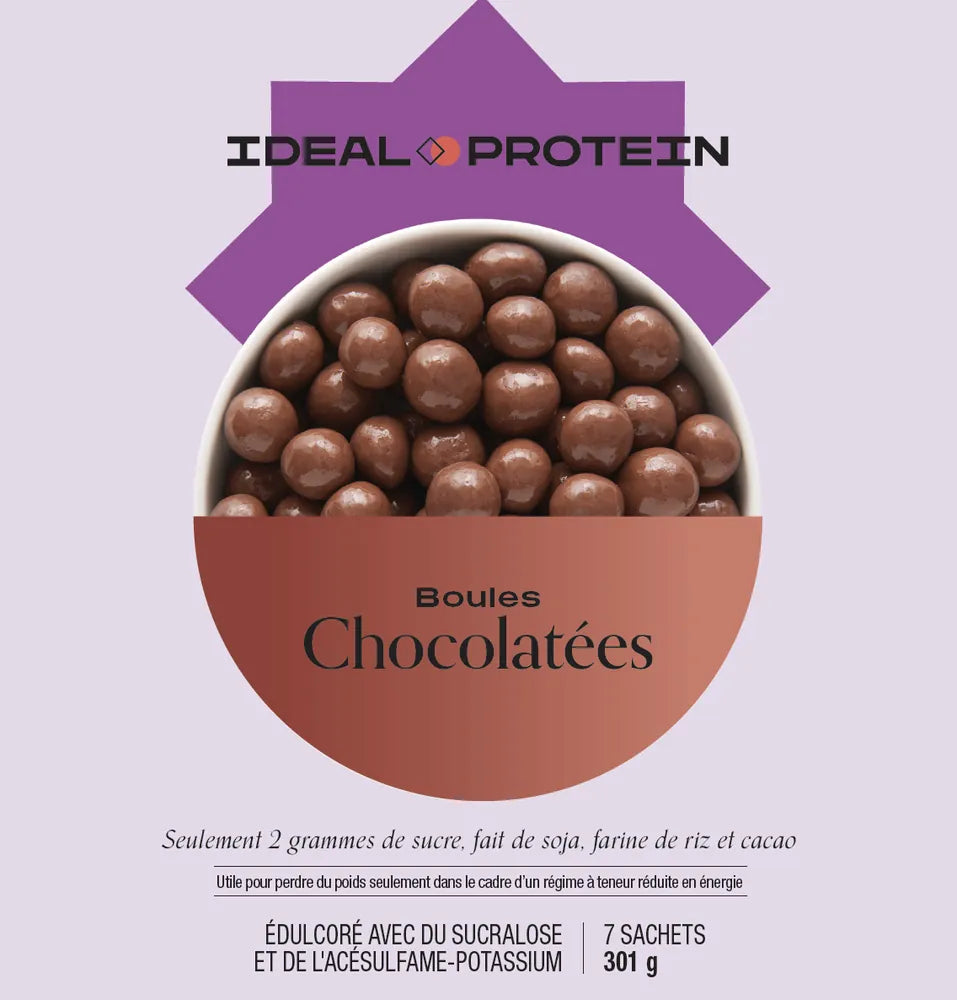 Boules chocolatées Ideal Protein - Maryse Nadeau Coach