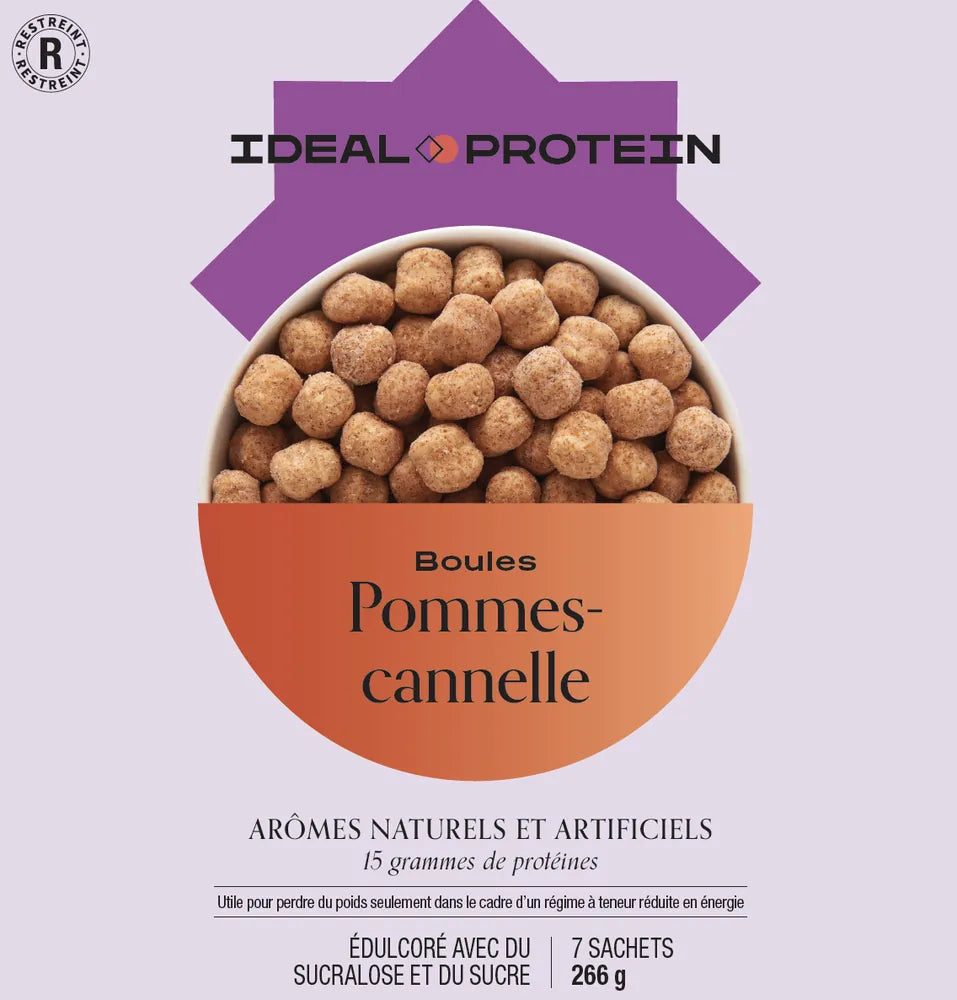 Boules pomme cannelle Ideal Protein - Maryse Nadeau Coach