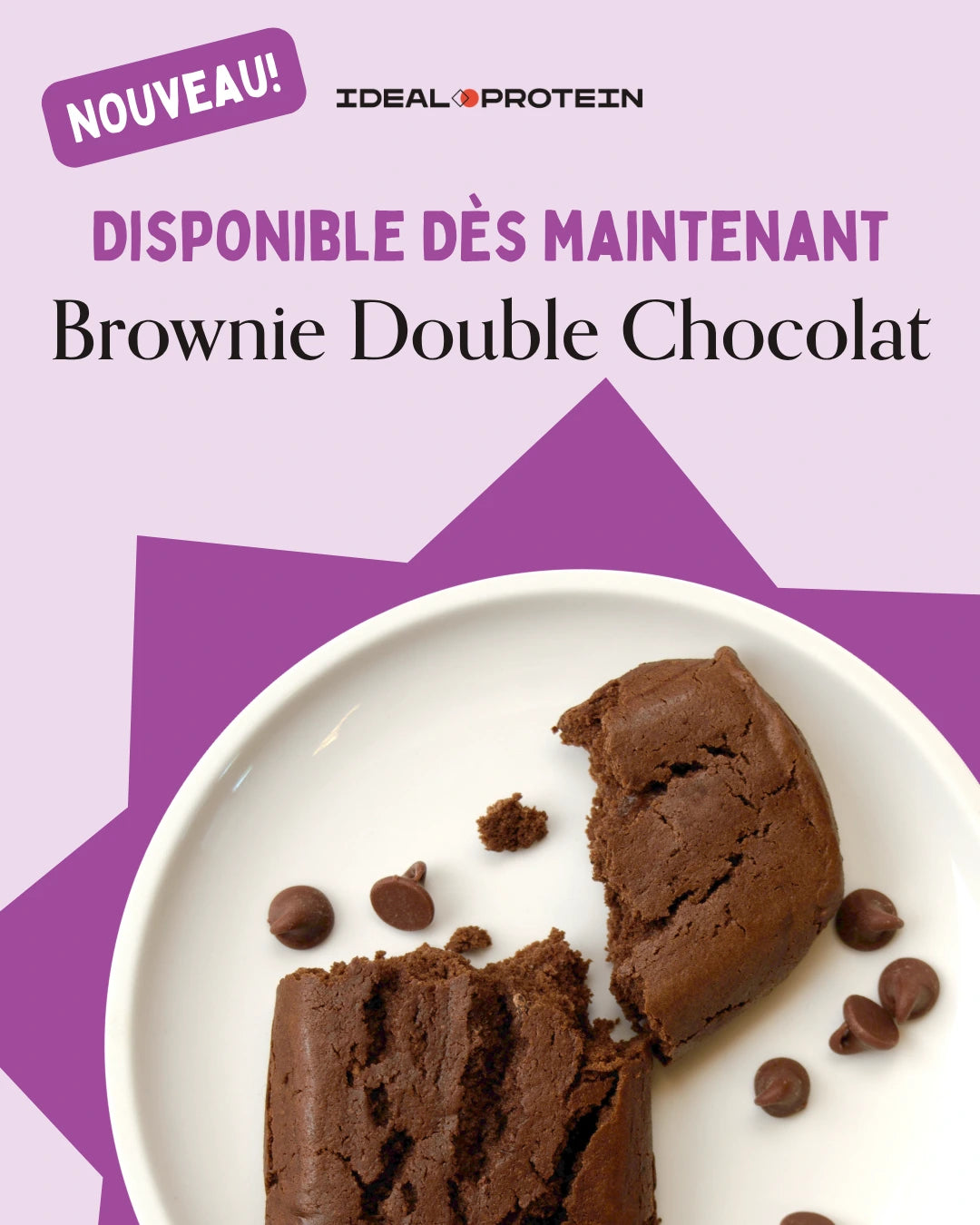 Brownies double Chocolat Ideal Protein | Maryse Nadeau Coach