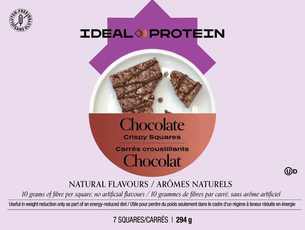 Carré croustillant au chocolat Ideal Protein - Maryse Nadeau Coach