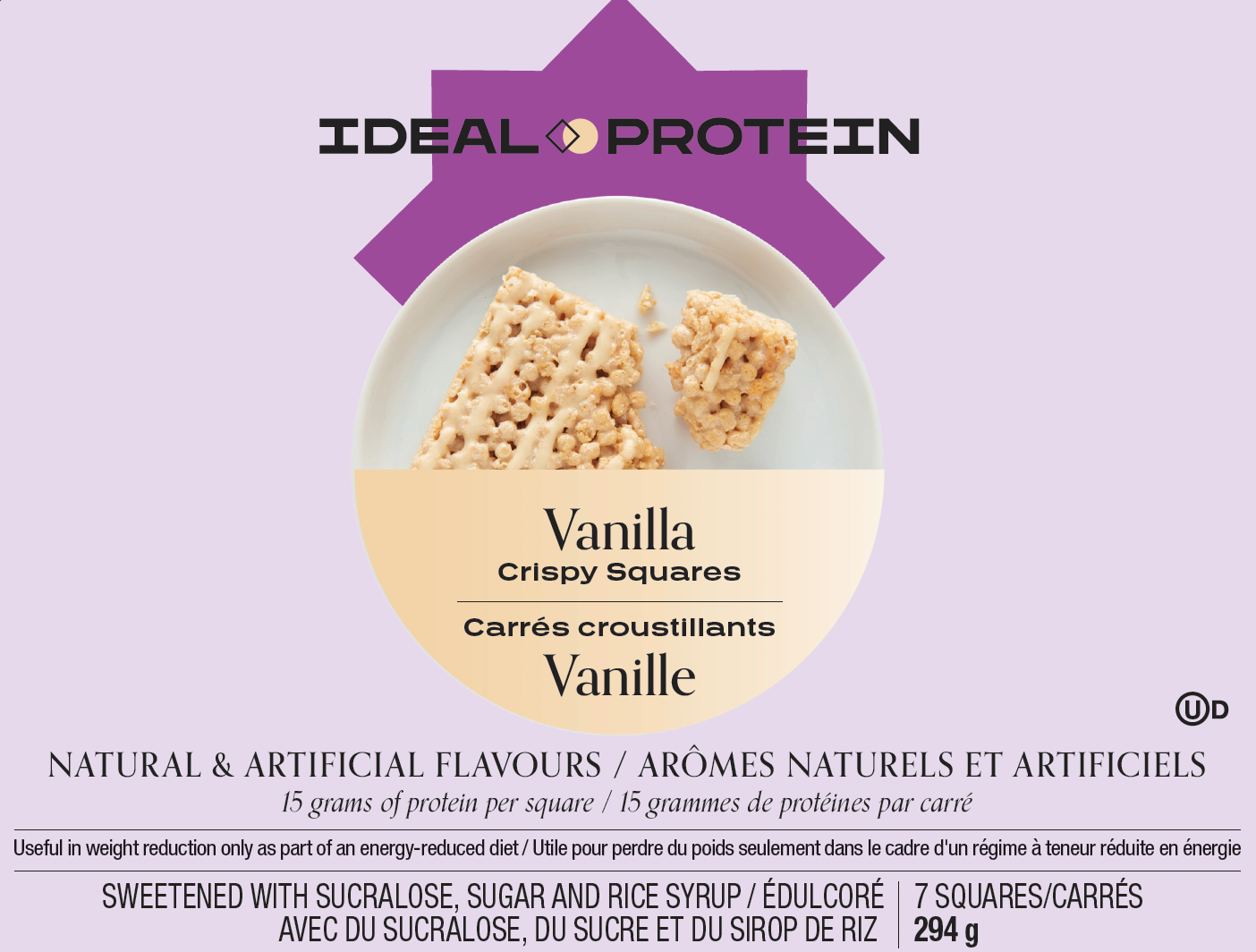 Carré croustillant vanille Ideal Protein - Maryse Nadeau Coach