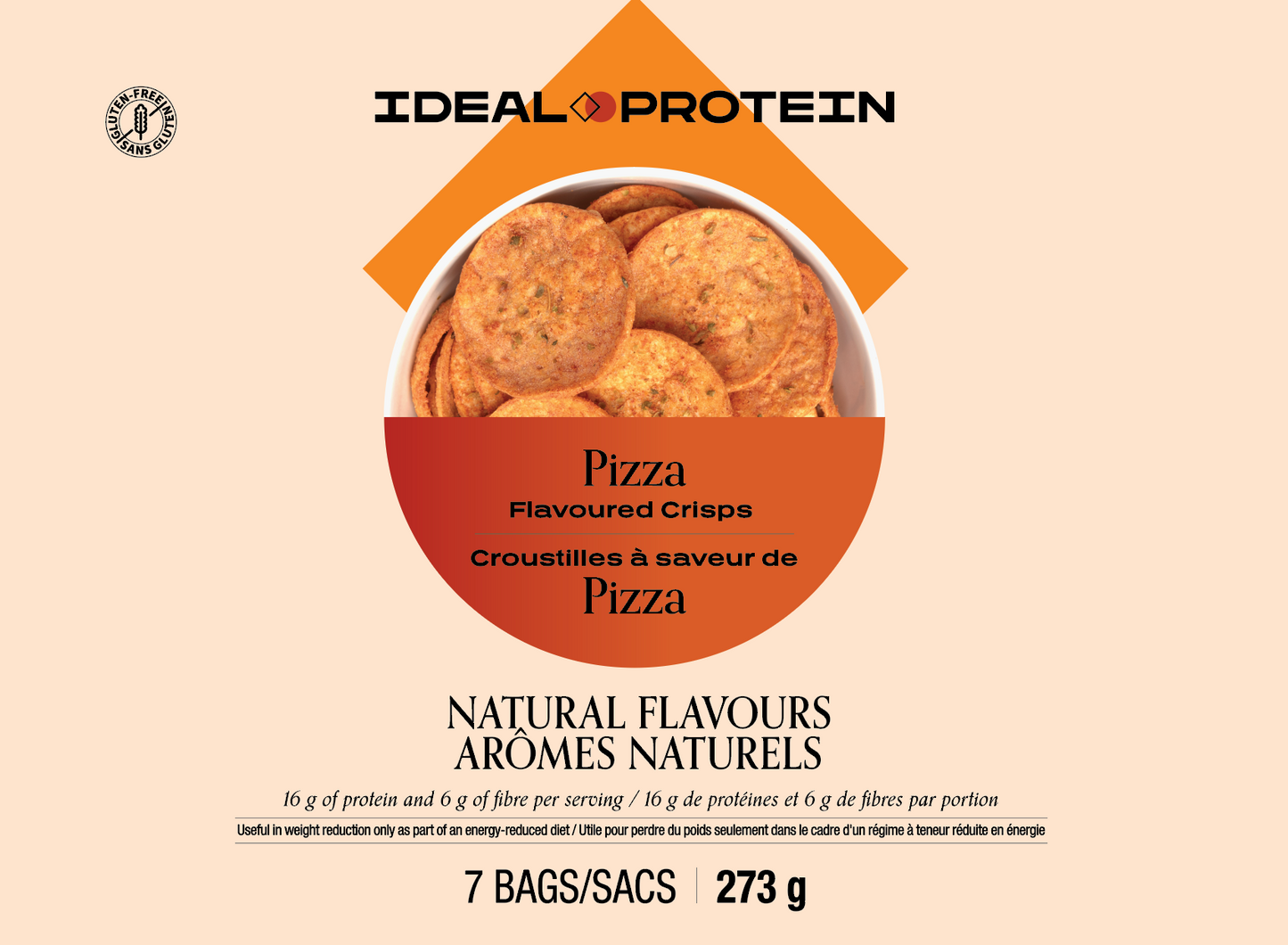 Croustilles à saveur de Pizza Ideal Protein - Maryse Nadeau Coach