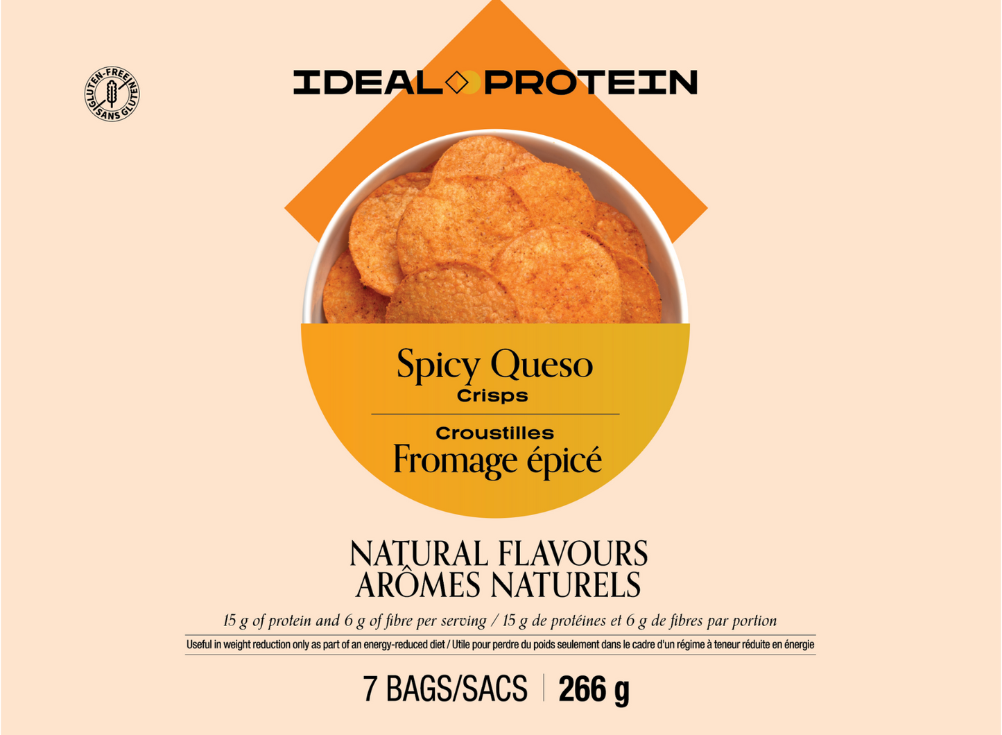 Croustilles fromage épicé Ideal Protein - Maryse Nadeau Coach