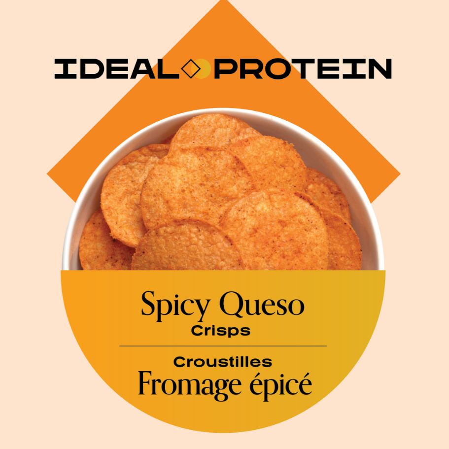 Croustilles fromage épicé Ideal Protein | Boîte de 7
