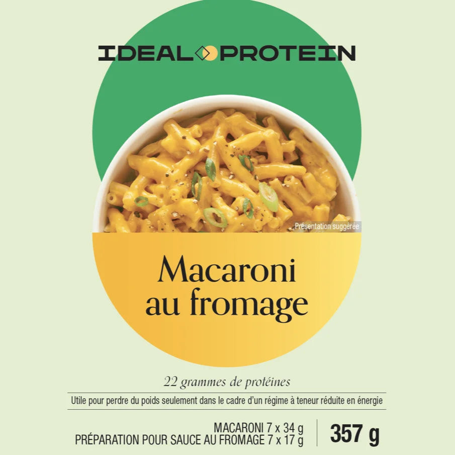 Macaroni au fromage Ideal Protein - Boîte de 7