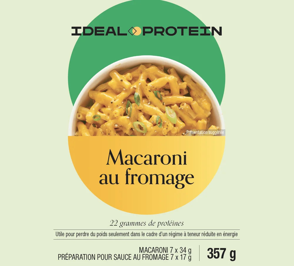 Macaroni au fromage Ideal Protein - Boîte de 7
