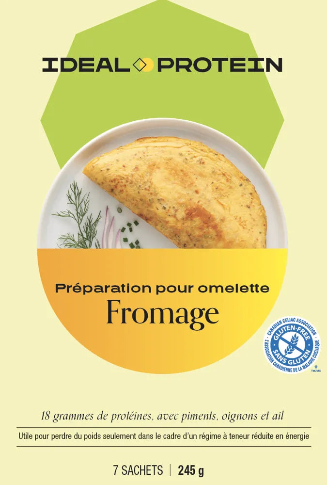 Préparation pour omelette au fromage Ideal Protein - Maryse Nadeau Coach