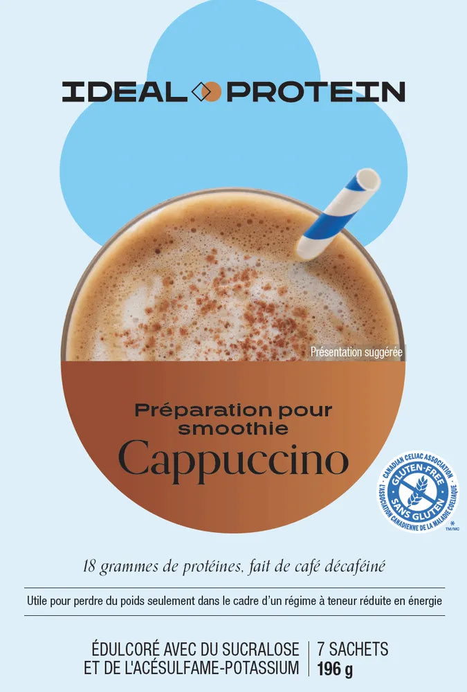 Préparation pour smoothie cappuccino Ideal Protein -Maryse Nadeau Coach