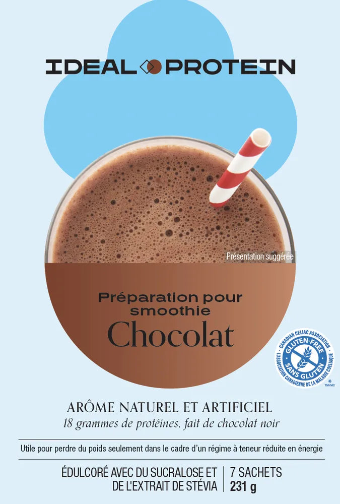 Préparation pour smoothie chocolat Ideal Protein |-Maryse Nadeau Coach