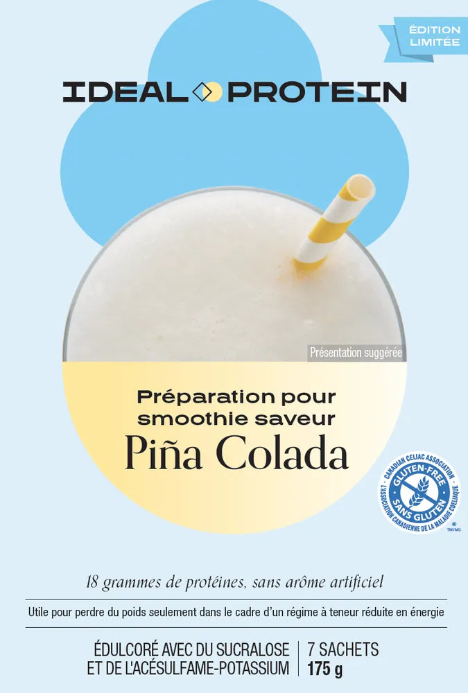 Préparation pour smoothie Pina Colada Ideal Protein - Maryse Nadeau Coach