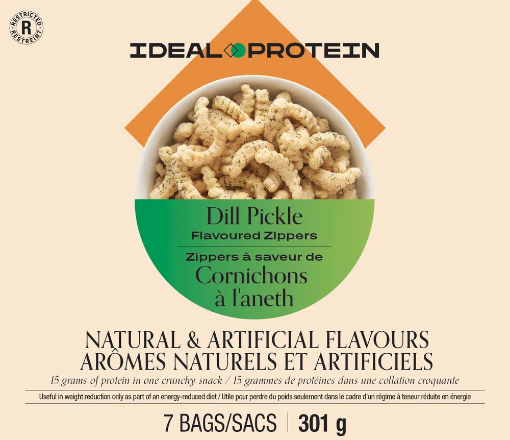 Zippers saveur cornichon à l’aneth Ideal Protein - Boîte de 7