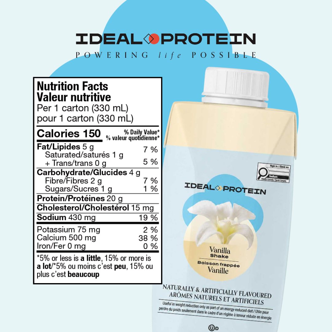 Boisson frappée vanille prêt à servir