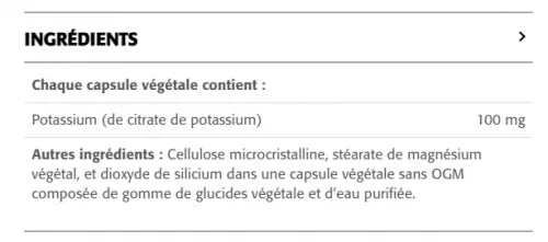Potassium New Roots Citrate de Potassium New Roots Herbal – 100 mg - Équilibre ...