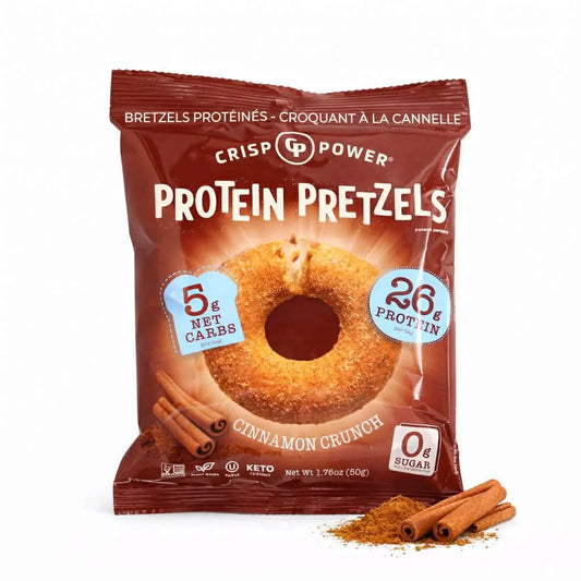 Crisp Power Pretzel Protéiné - Cannelle