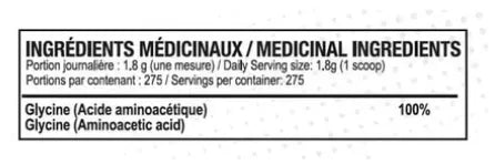 Glycine - Fiche Informative