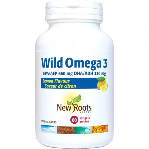 Omega 3 AEP 600mg ADH 330 mg -citron - New Roots Herbal