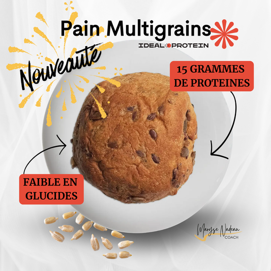 Pain Multigrains Ideal Protein _ Maryse Nadeau Coach