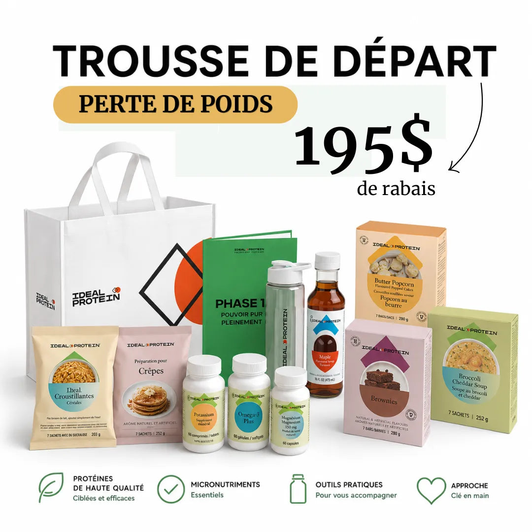Trousse de départ Ideal Protein _ Maryse Nadeau Coach