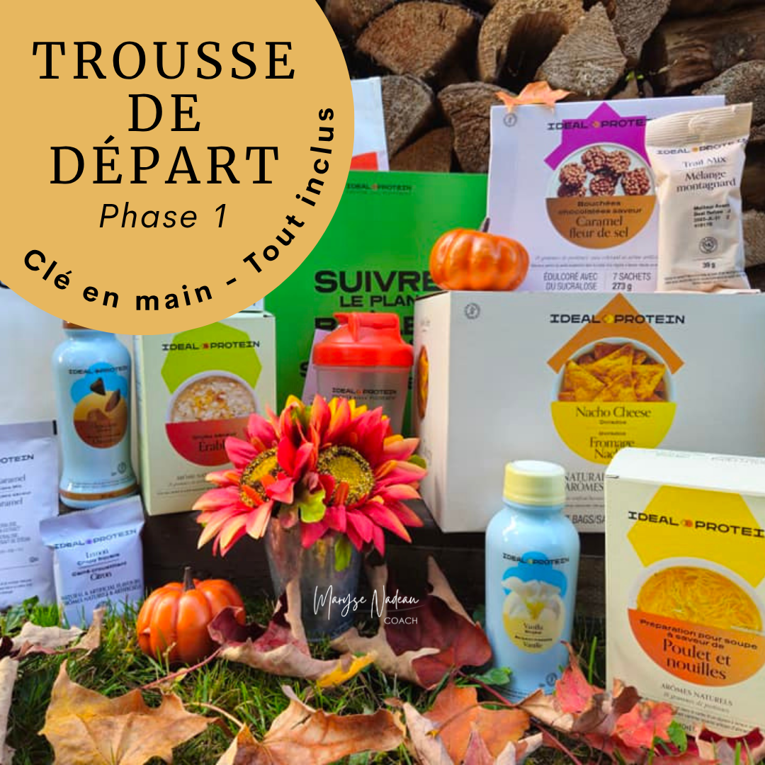 Trousse de départ Phase 1 - Clé en main - Maryse Nadeau Coach