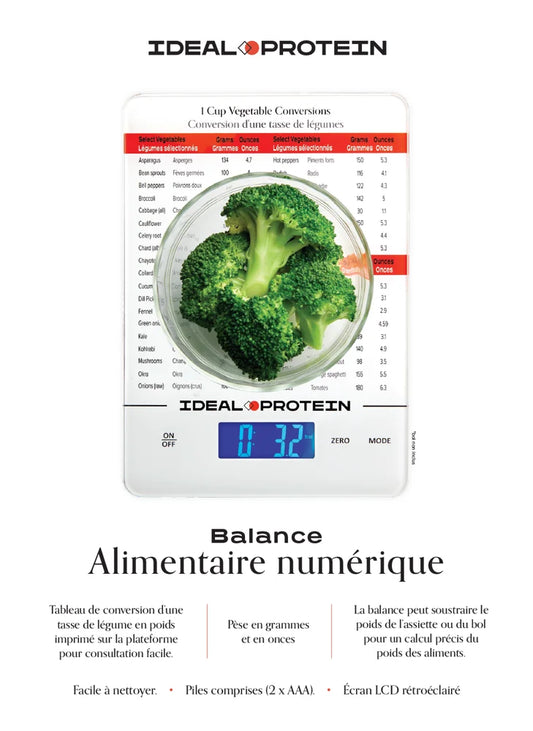 Balance alimentaire  numérique Ideal Protein 