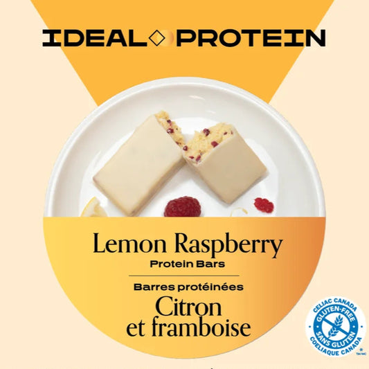 Barre protéinée citron et framboise Ideal Protein | Boîte de 7