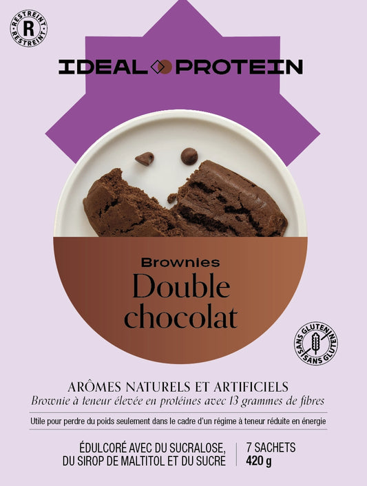 Brownies double Chocolat Ideal Protein | Boîte de 7