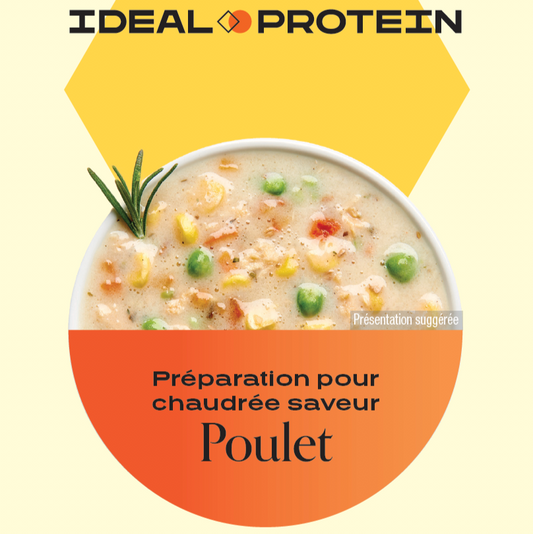 Préparation pour chaudrée saveur poulet Ideal Protein | Boîte de 7