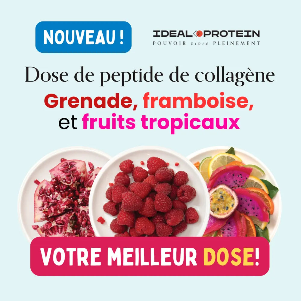 Collagène shots Ideal Protein - 3 saveurs