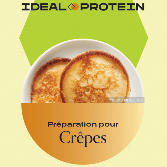 Préparation pour crêpes nature Ideal Protein | Boîte de 7