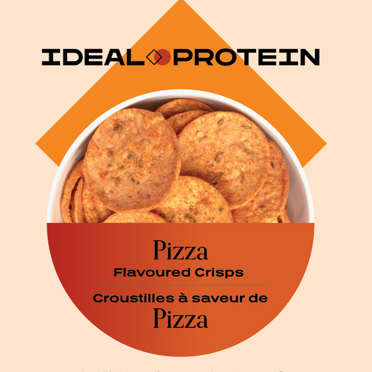 Croustilles à saveur de Pizza Ideal Protein | Boîte de 7