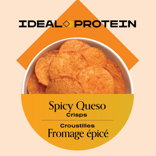 Croustilles fromage épicé Ideal Protein | Boîte de 7