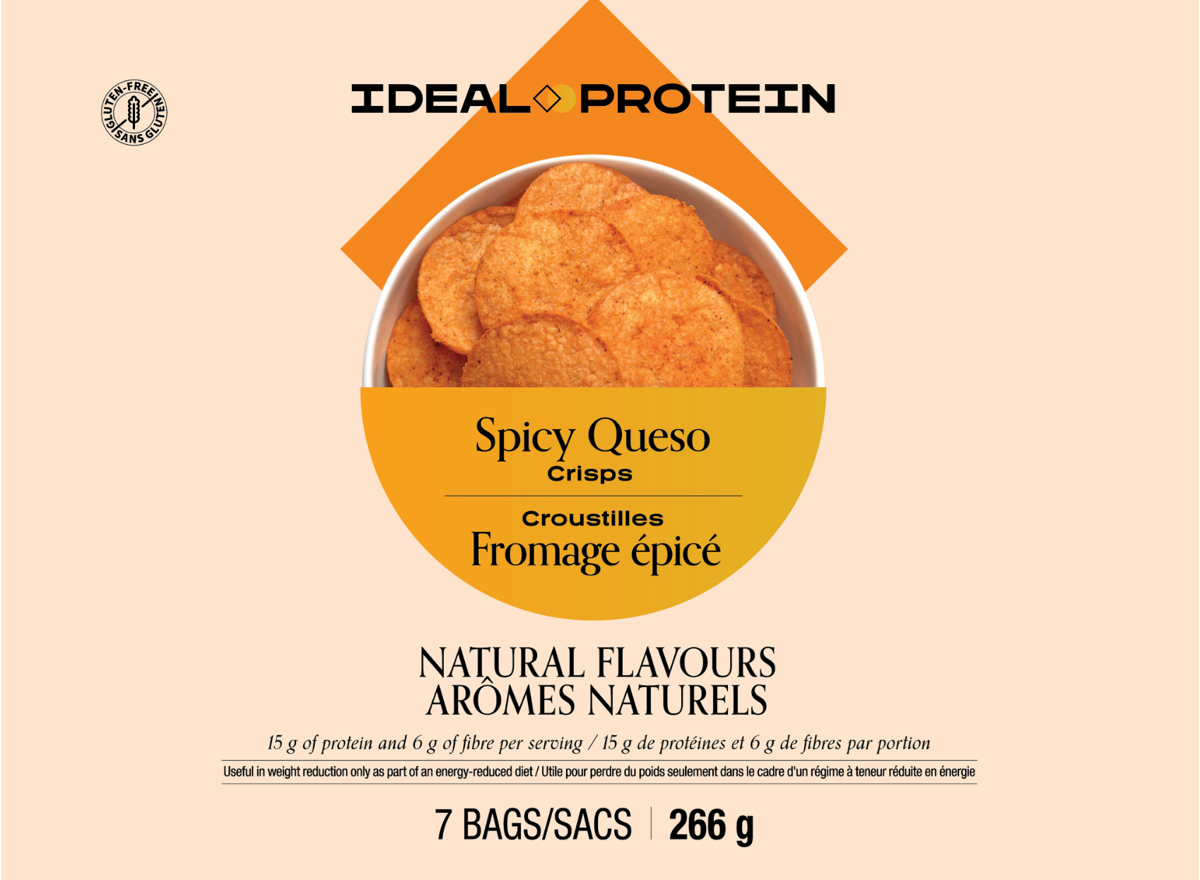 Dorados fromage nacho Ideal Protein - Boite de 7
