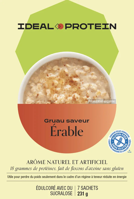 Préparation pour gruau à saveur d’érable Ideal Protein - Maryse Nadeau Coach