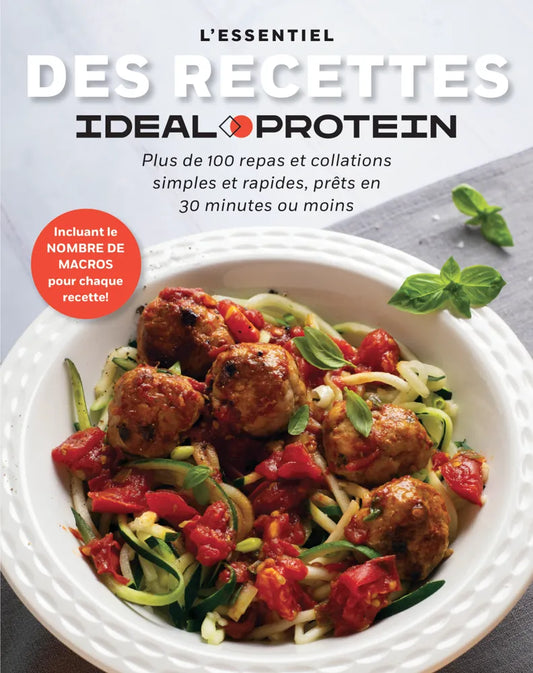  Livre L'essentiel des recettes Ideal Protein