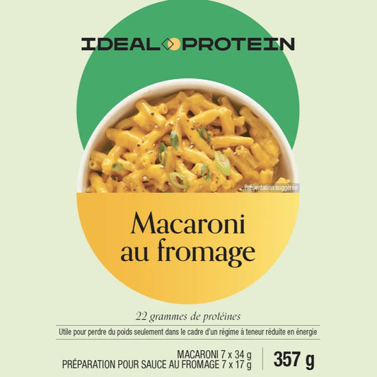 Macaroni au fromage Ideal Protein - Boîte de 7