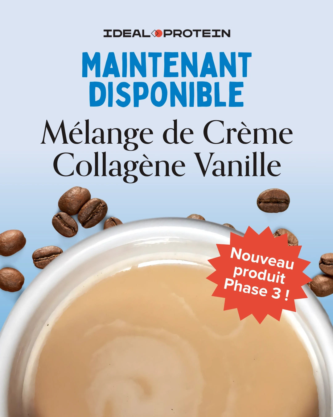 Mélange crème Collagène Vanille | Maryse Nadeau Coach 