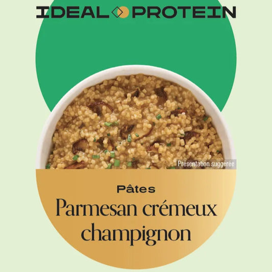 Pâtes Parmesan crémeux champignon Ideal Protein - Boîte de 7