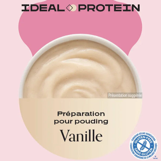 Préparation pour pouding à la vanille Ideal Protein - Boîte de 7