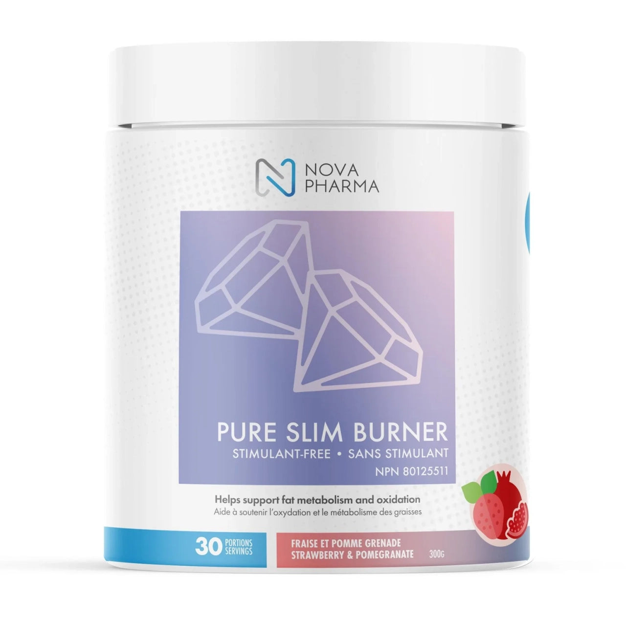 Pure Slim Burner - Fraise et pomme granade