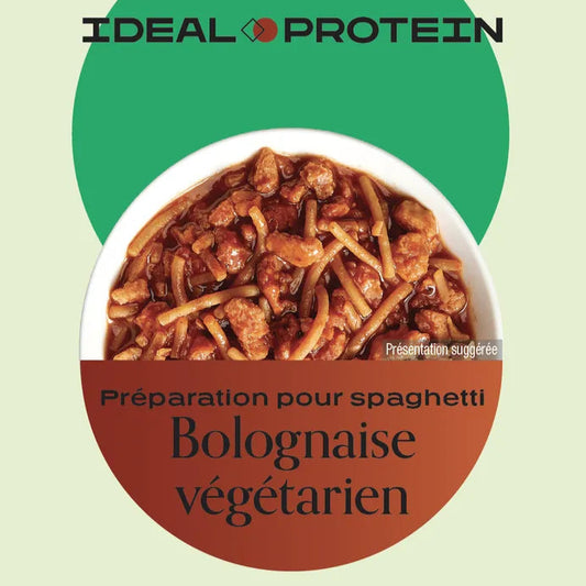 Préparation pour Spaghetti bolognaise végétarien Ideal Protein | Boîte de 7
