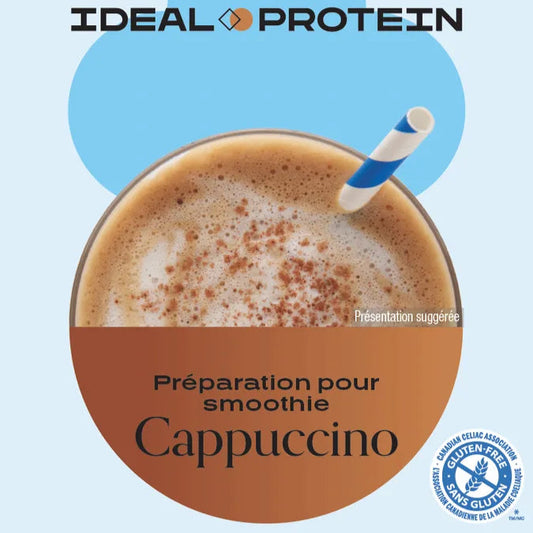 Préparation pour smoothie cappuccino Ideal Protein | Boîte de 7