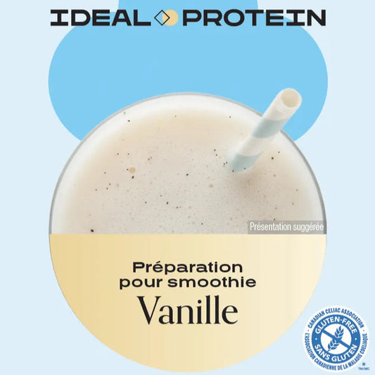 Préparation pour smoothie à la vanille Ideal Protein | Boîte de 7