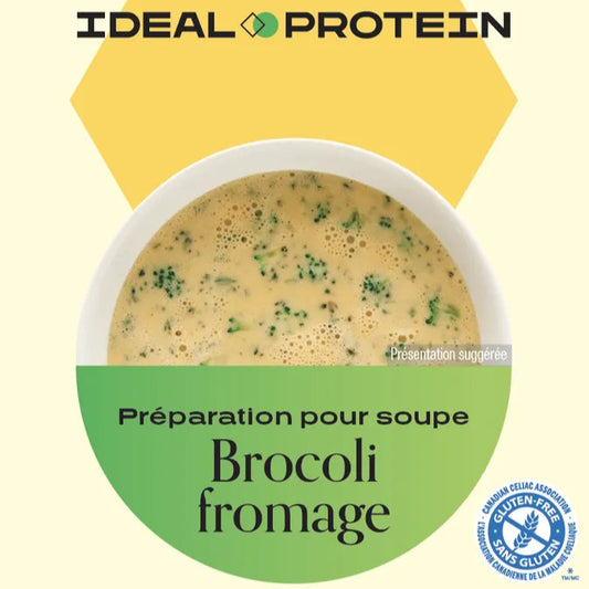 Préparation pour soupe brocoli fromage Ideal Protein - Boîte de 7
